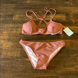Mauve stappy bikini